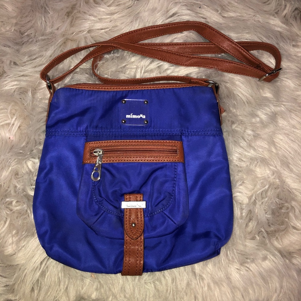 Mimosa Purple Brown Rainbow Medium Size Crossbody